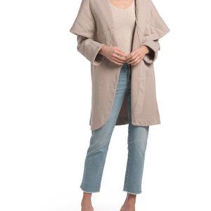 BAGATELLE French Terry Drape Hood Jacket Coat